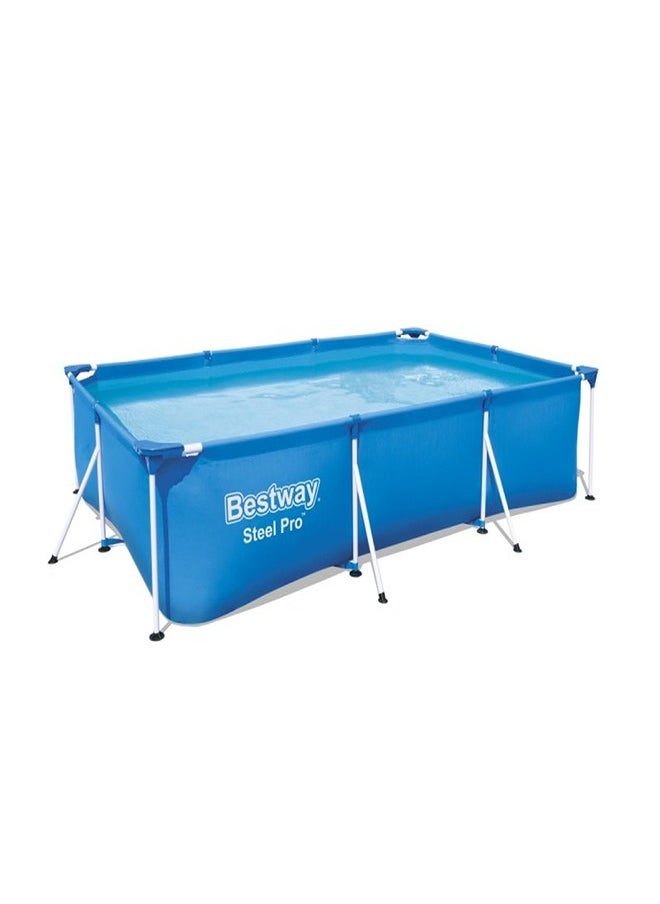 Bestway - Bestway - Steel Pro Rectangular Deluxe Frame Pool 3mx2.01mx66cm - 56411 - Image 1