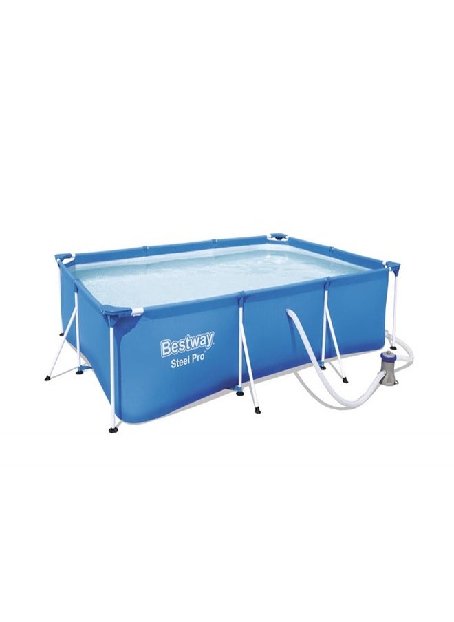 Bestway - Bestway - Steel Pro Rectangular Deluxe Frame Pool 3mx2.01mx66cm - 56411 - Image 1
