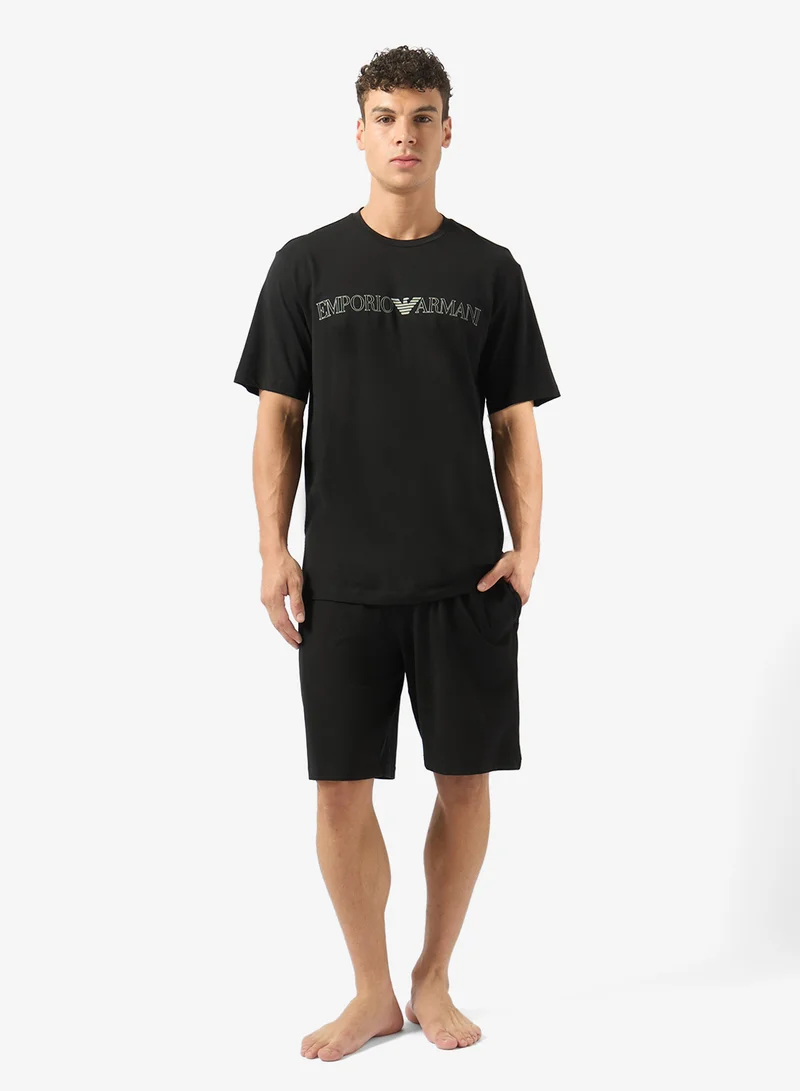 Logo T-Shirt And Shorts Set
