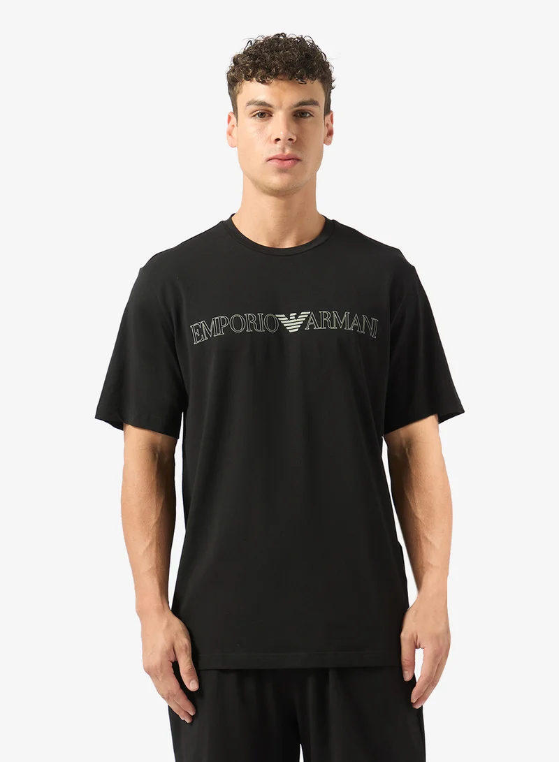 EMPORIO ARMANI  Logo T-Shirt And Shorts Set for Men | Best Price UAE