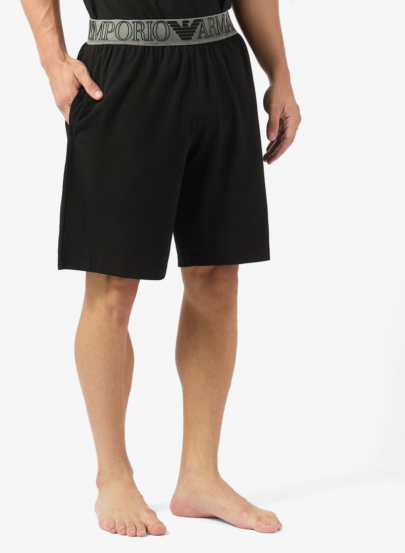 EMPORIO ARMANI Logo T-Shirt And Shorts Set - Image 4