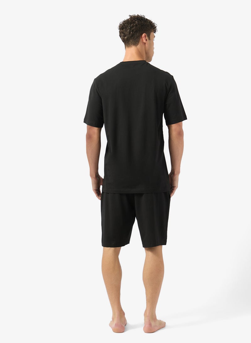 EMPORIO ARMANI Logo T-Shirt And Shorts Set - Image 2