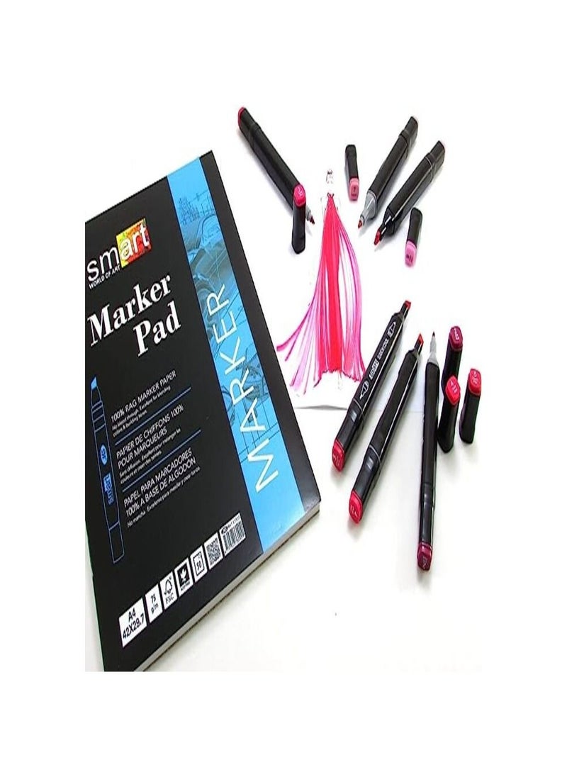 Smart 168 Colors Touch Five Pens And Markers Art Sketch Twin Marker Pens Broad Fine Point  - Image 5