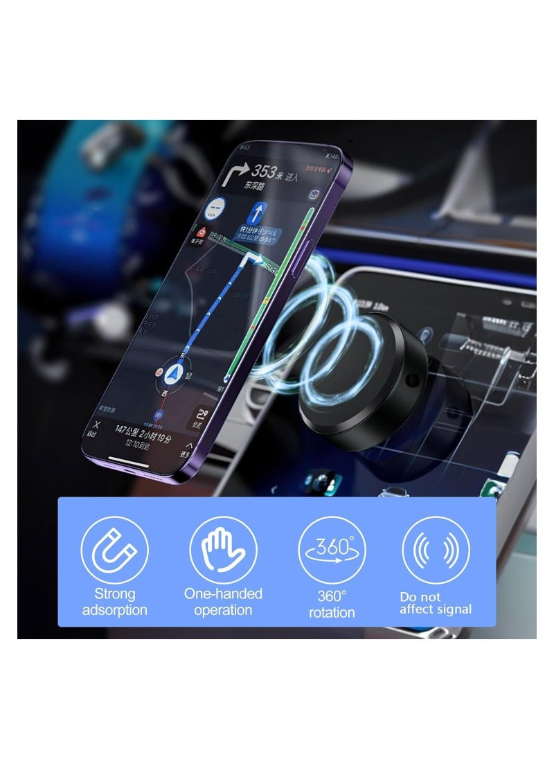 Dominy - Superb Magnetic Car Suction Cup Holder Mount! 360° Rotation for Unparalleled Convenience. Universal Adjustable, Fits Windshield and Dashboard. Ideal for All Mobile Phones. Powerful Magnetic Grip Ensures Secure Hold. - Image 1