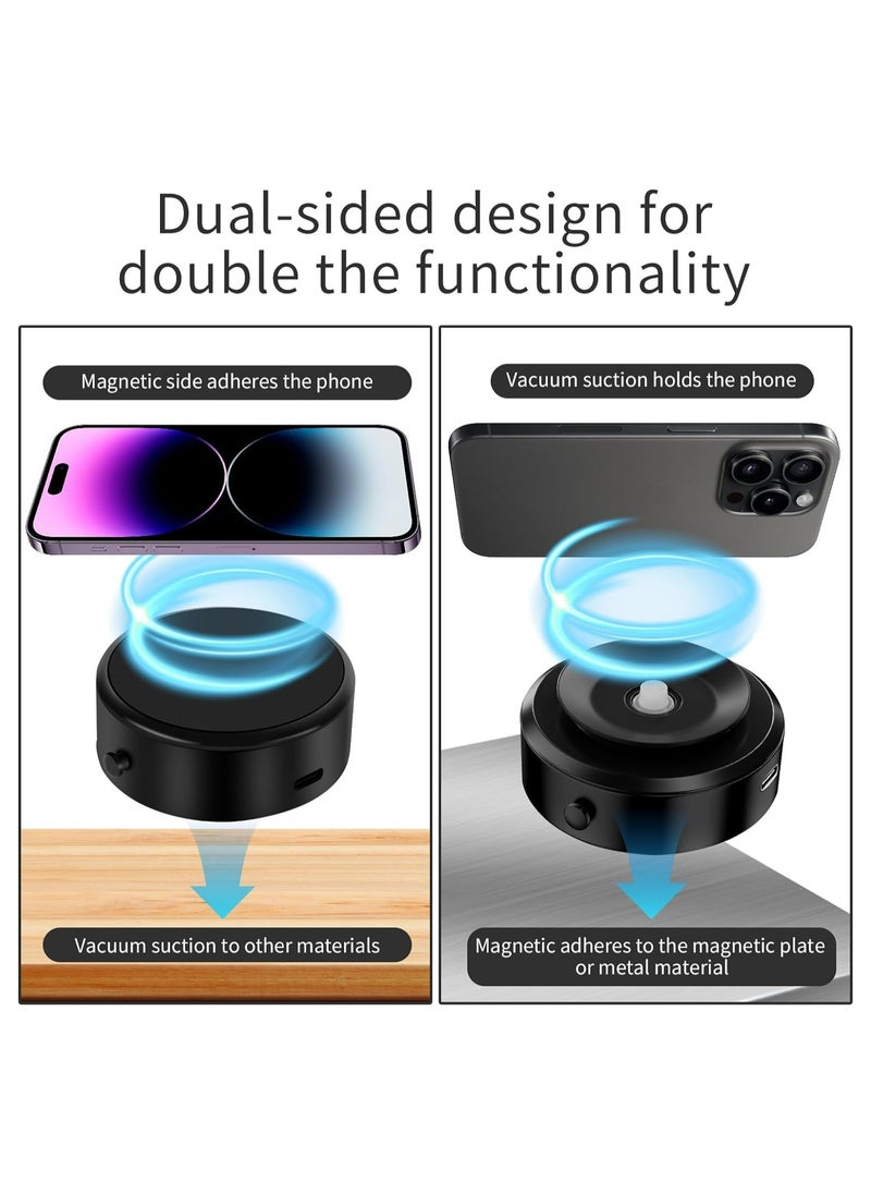 Dominy - Superb Magnetic Car Suction Cup Holder Mount! 360° Rotation for Unparalleled Convenience. Universal Adjustable, Fits Windshield and Dashboard. Ideal for All Mobile Phones. Powerful Magnetic Grip Ensures Secure Hold. - Image 1