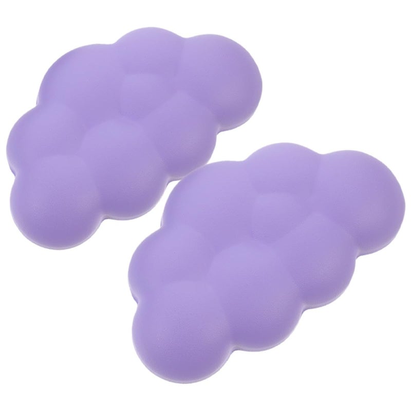 Purple Ergonomic Keyboard Wrist Rest Pads Non Slip Memory Foam Office Desk Comfort - Image 2