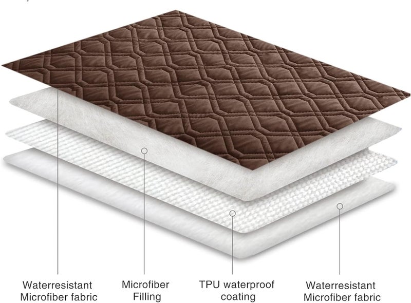 Waterproof Dog Bed Cover Pet Blanket for Furniture Bed Couch Sofa Reversible - Image 3