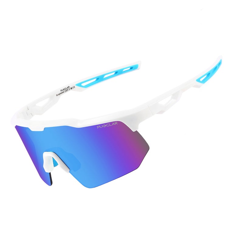بوكيلار PUKCLAR ركوب الدراجات نظارات شمسية للرجال النساء TR90 إطار خفيف الوزن للرجال دراجة نظارات شمسية مع UV400 حماية للدراجات التزلج قيادة الدراجات النارية - Image 1