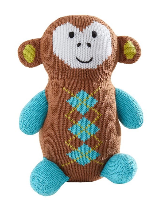 Joobles Fair Trade Organic Stuffed Animal - Mel The Monkey - Image 1