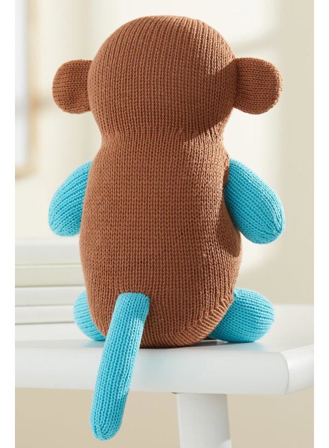 Joobles Fair Trade Organic Stuffed Animal - Mel The Monkey - Image 3
