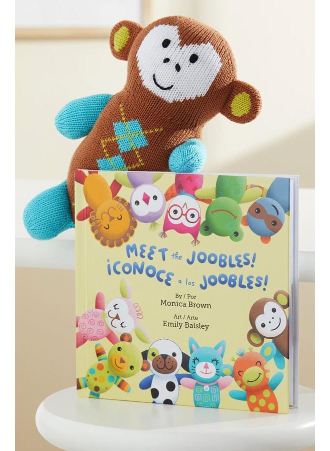 Joobles Fair Trade Organic Stuffed Animal - Mel The Monkey - Image 4