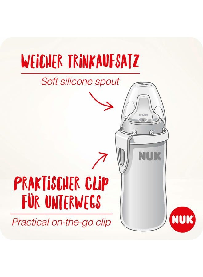 NUK Active Cup Toddler Cup | 12+ Months | Leak-Proof Soft Drinking Spout | Clip & Protective Cap | BPA-Free | 300 ml | Disney Winnie the Pooh | Beige - Image 3