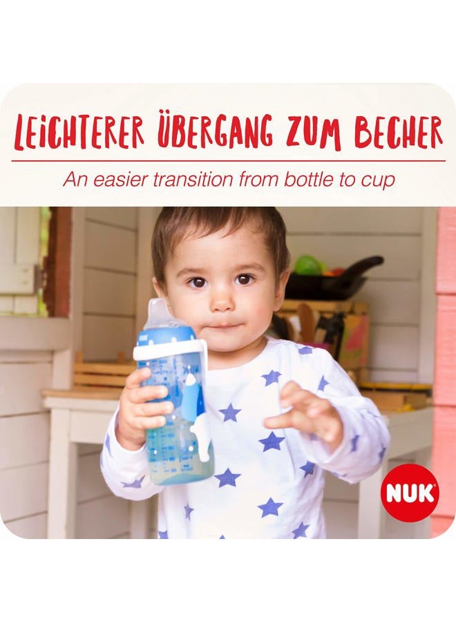 NUK Active Cup Toddler Cup | 12+ Months | Leak-Proof Soft Drinking Spout | Clip & Protective Cap | BPA-Free | 300 ml | Disney Winnie the Pooh | Beige - Image 2