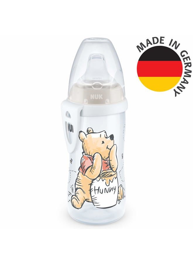 NUK Active Cup Toddler Cup | 12+ Months | Leak-Proof Soft Drinking Spout | Clip & Protective Cap | BPA-Free | 300 ml | Disney Winnie the Pooh | Beige - Image 5