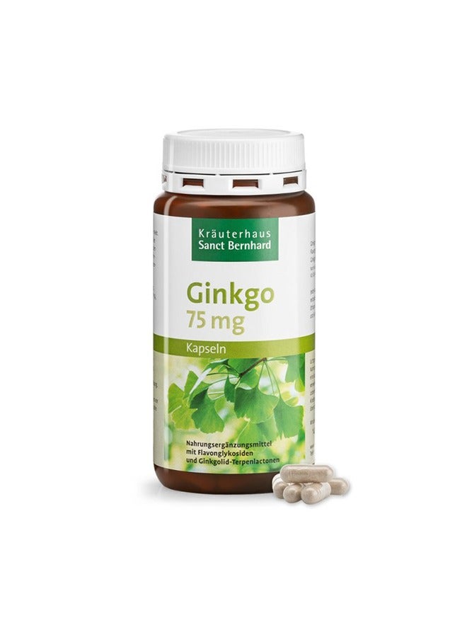 Sanct Bernhard Ginkgo Capsules 75 mg - Image 1
