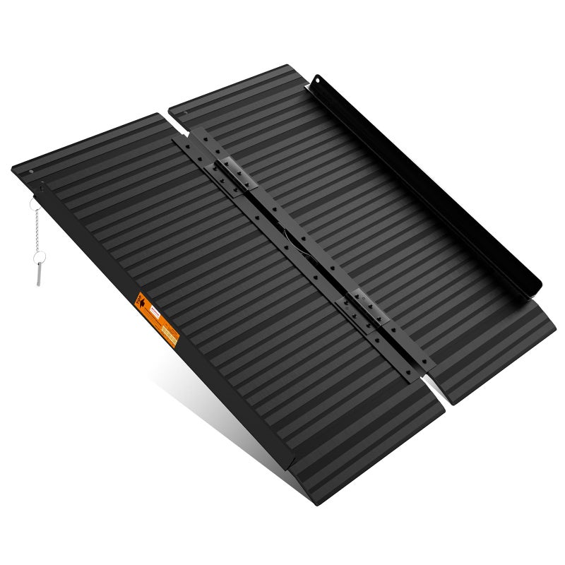 Black Aluminum Ramp 3FT With NonSlip Surface Wheelchair Ramp Folding Portable Wheelchair Ramps for Home StepsScooter Ramp for Car Stairs Doorways Curbs 800 LBS Weight Capacity 283 W x 36L