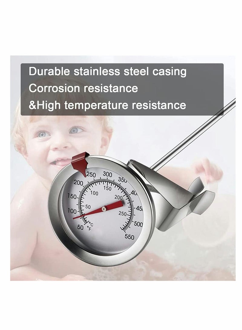 KASTWAVE Deep Fry Thermometer with Instant Read, Dial Thermometer, 12 Inch Stainless Steel Stem Meat Cooking Thermometer, Best for Turkey BBQ, Tall pots, Beef, Lamb, Meat, Food Cooking - Image 5