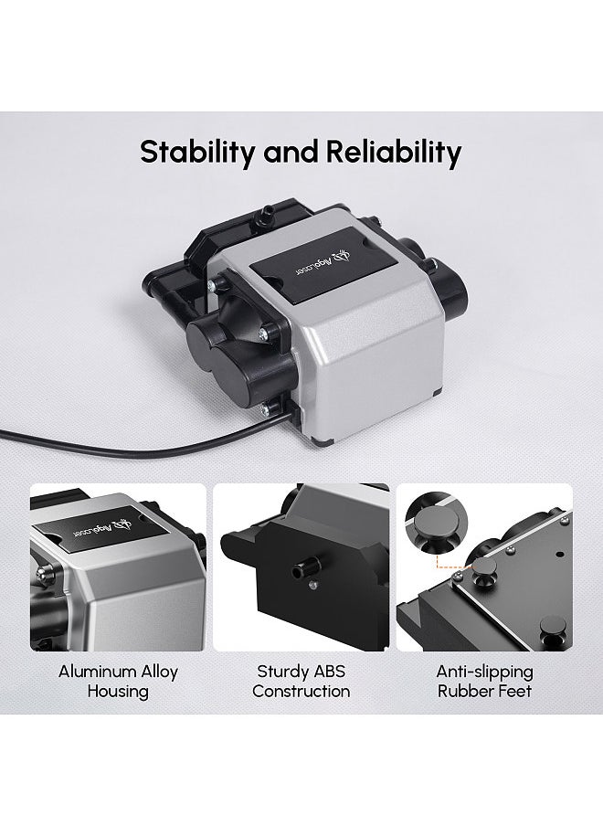 30L Air Pump AAP1.0 Air Assist Auxiliary Laser Engraver Accessory Adjustable High Airflow for Efficient Cooling Remove dust and Dust Easy to Install for Alpha 10W/22W Delta 22W and DIY KIT 20W/10W/5W