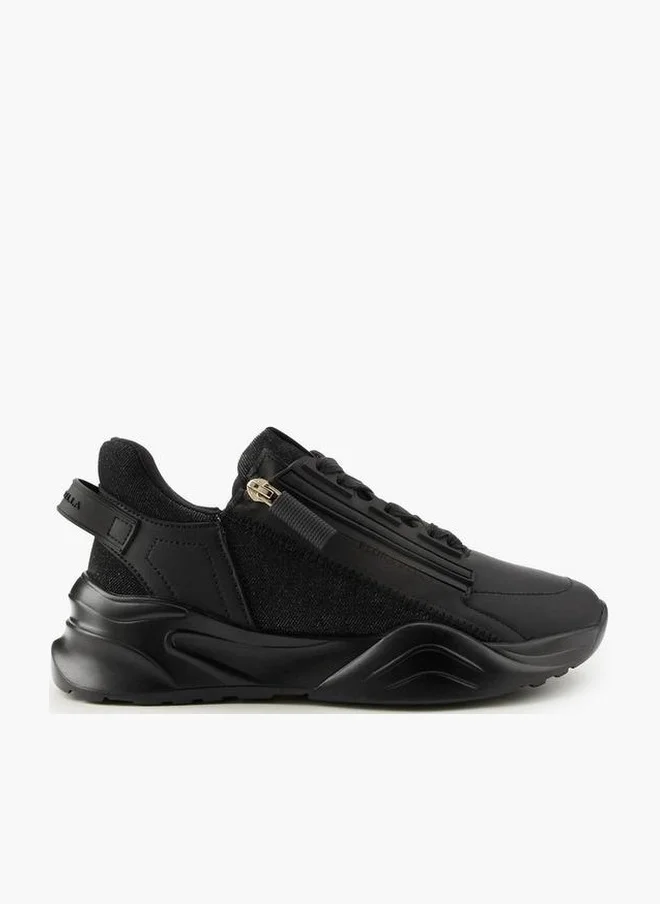 Flora Bella Panelled Lace-Up Sneakers
