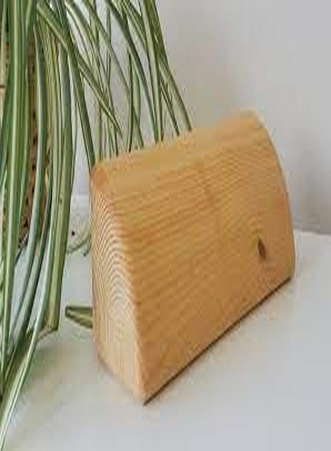 The Yogis Yogis YogaShort Quarter Round Wooden Brick - Original Iyengar Yoga Support Block for Maintaining Balance in Yoga Asanas PC-1 - Image 2