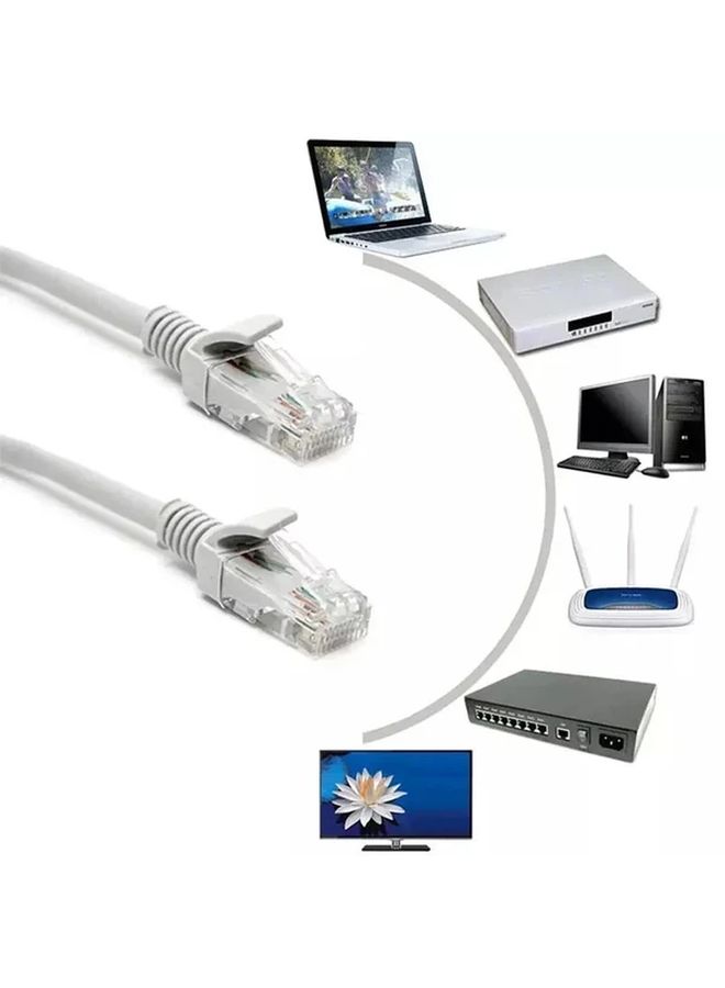 High Speed Cat5e Ethernet Patch Cable 2M 6.6ft Durable Flexible Computer Network Expansion LAN Cable - Image 5