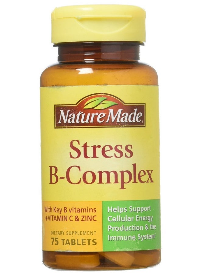 Nature Made Stress B Complex With Zinc Size 75Ct (Pack Of 2) 150 Ct Total  - Image 1