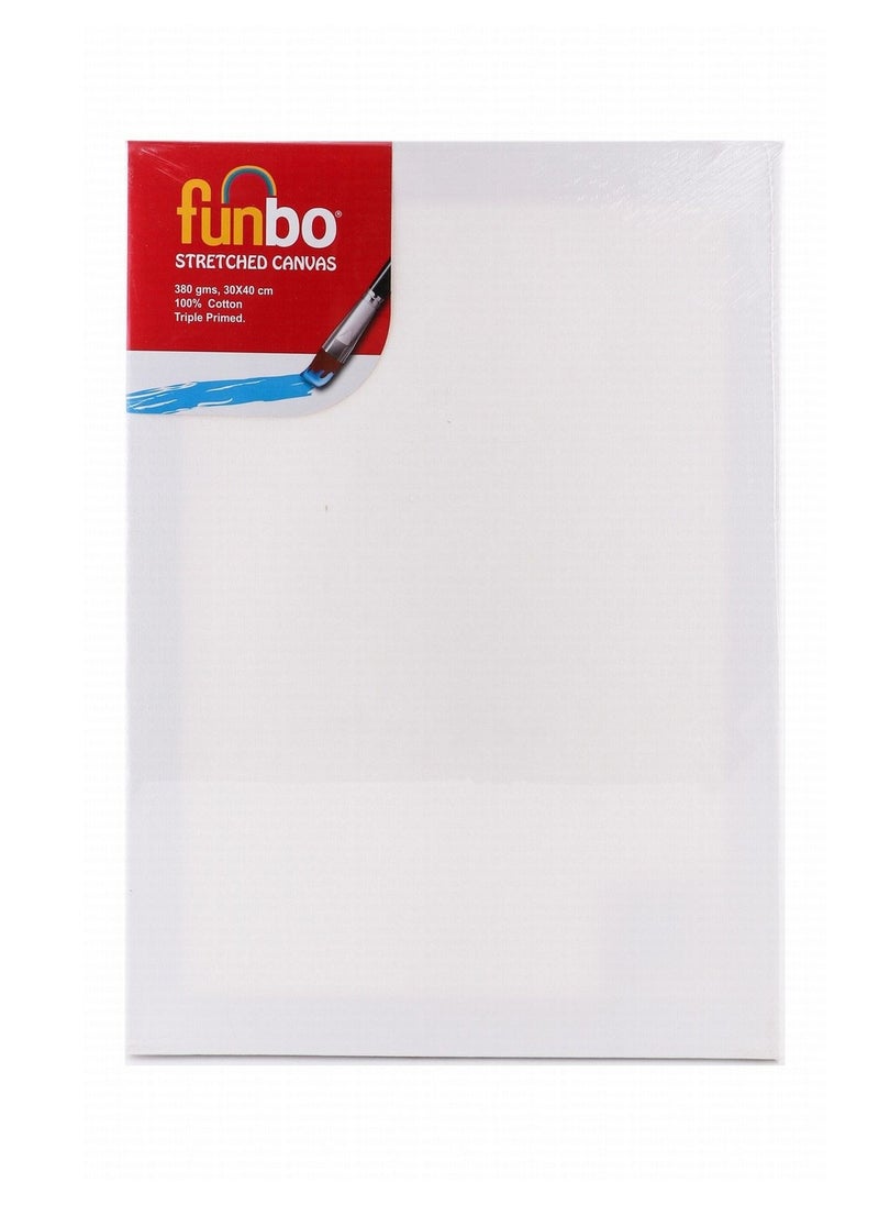 Funbo - قطعة واحدة من قماش A3 مشدود مقاس 30×40 سم وسمك 380 جرامًا لكل متر مربع - Image 1