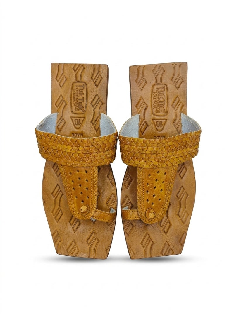 Traditional Kolhapuri Sandals for Men - Brown - Image 2