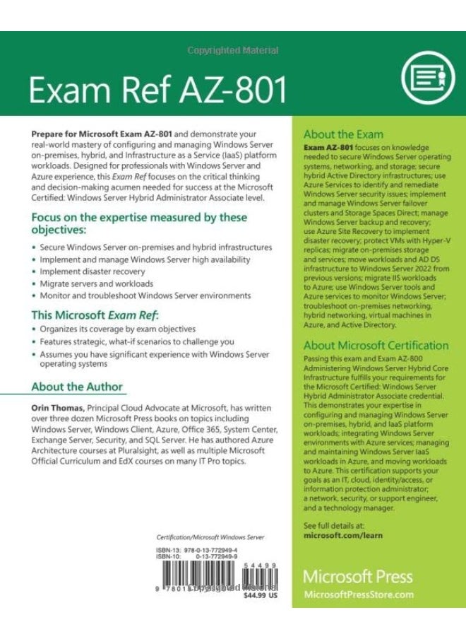 null - Exam Ref AZ-801 Configuring Windows Server Hybrid - Image 1