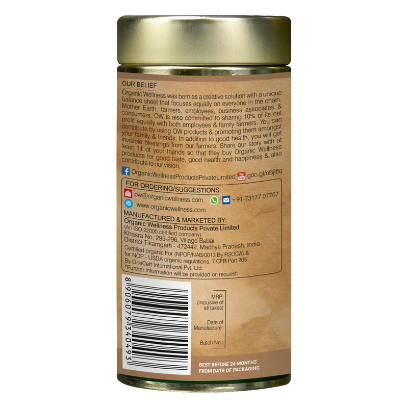 Organic Wellness Masala Chai 100 Gram Tin - Image 2