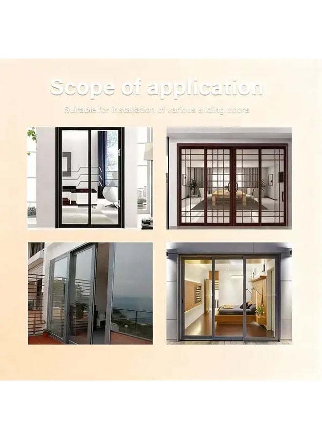 Aluminum Hook And Tongue Door Lock Set For French Sliding And Patio Doors - Image 3