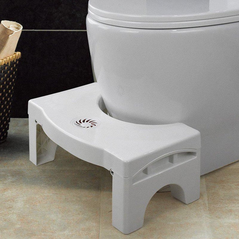 Izopla Izopla Plastic NonSlip Folding Toilet Squat Stool White Color  - Image 3