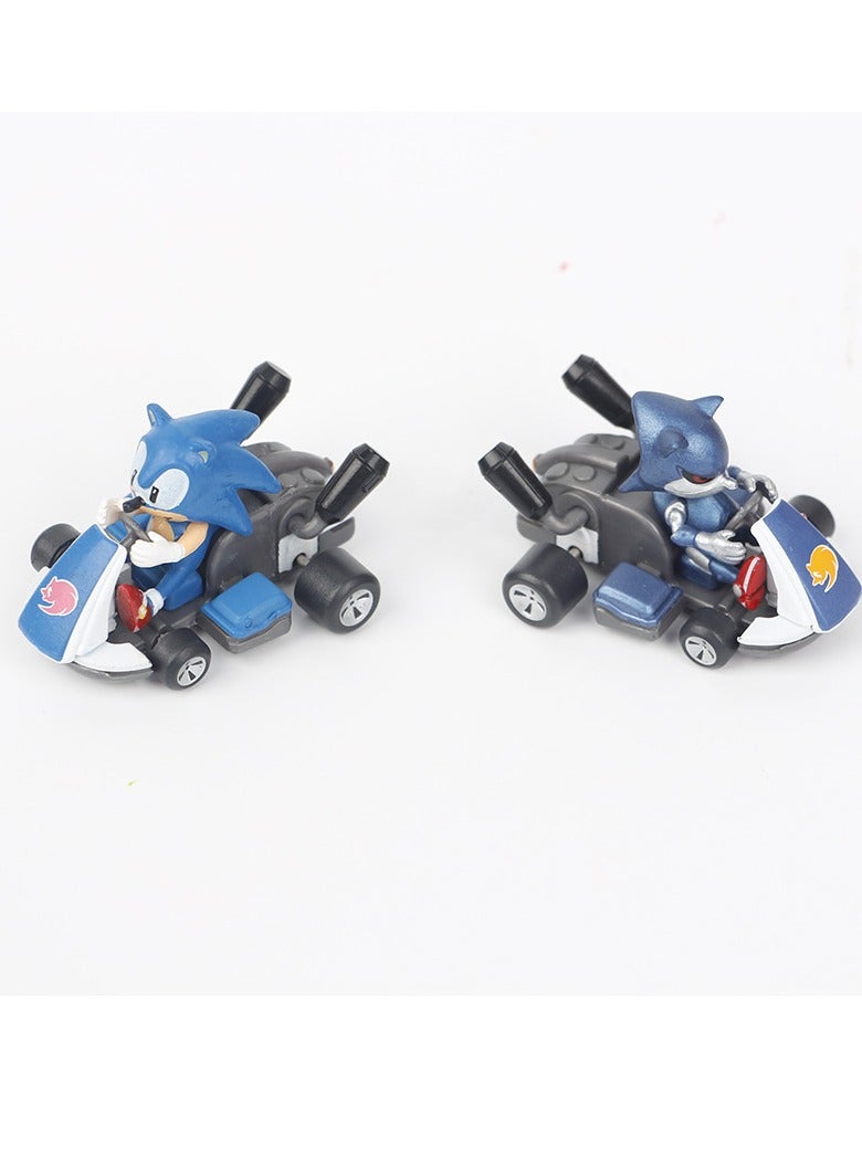 general Flying Mouse Super Sound Mouse Sonic Power Series Tarsnak Hedgehog Play Creative Figure Ornament (4cm) - Image 3