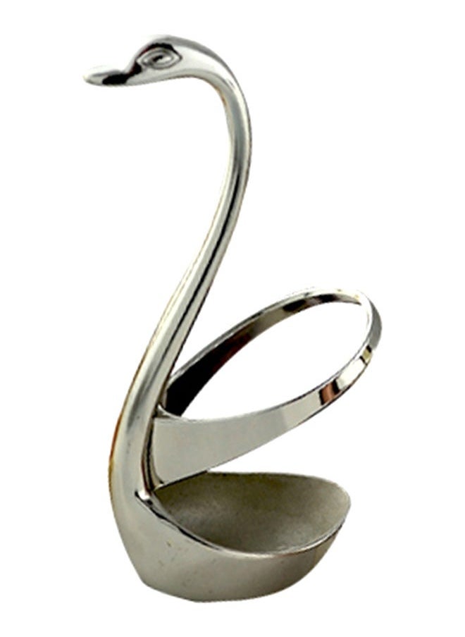 Generic - Swan Tableware Spoon Fork Holder Silver 17x6x8centimeter - Image 1