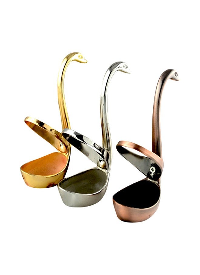 Generic - Swan Tableware Spoon Fork Holder Silver 17x6x8centimeter - Image 1