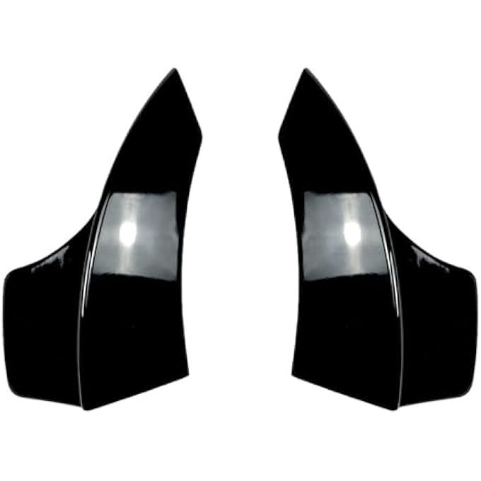 FINMOKAL Glossy Black Front Bumper Side Spoiler Splitter Corner Cover Trim Compatible with Benz GLB-Class X247 2020-2022 - Image 1