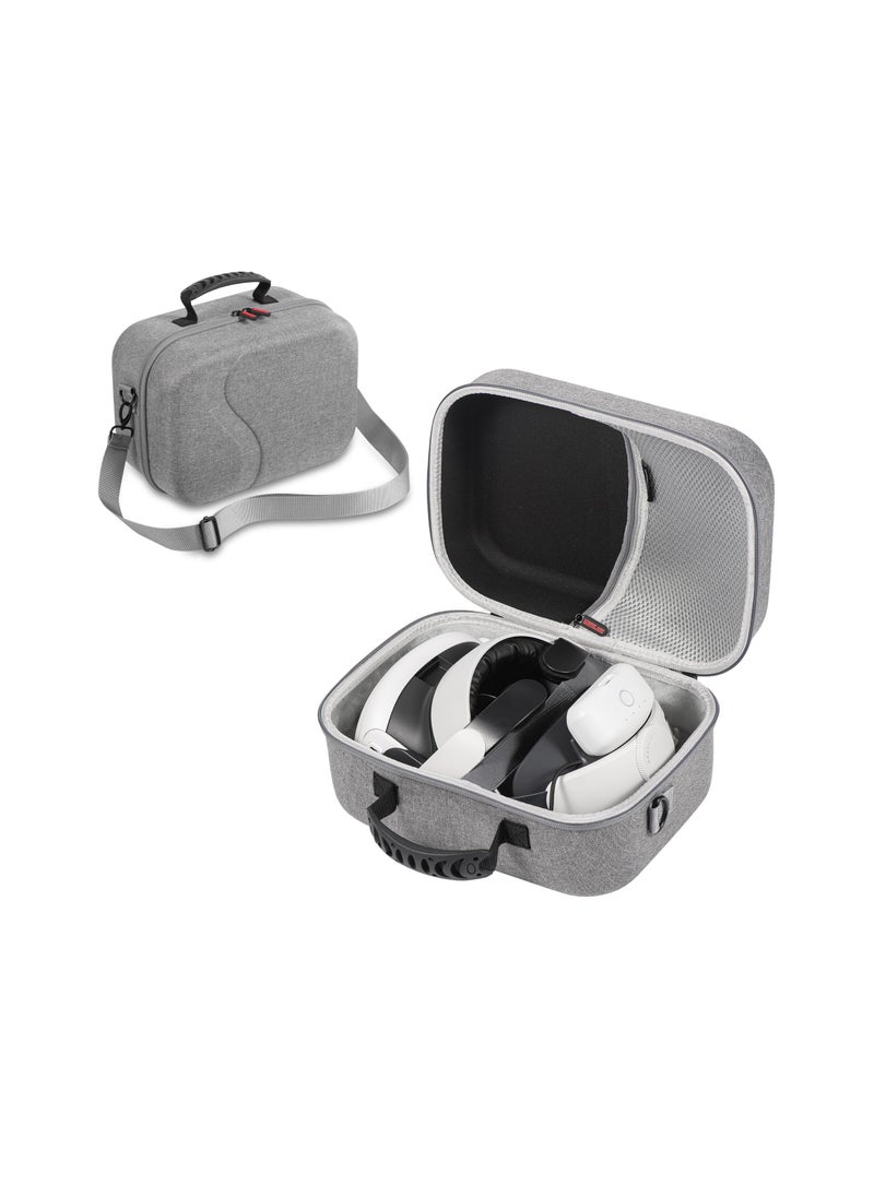 XICEN - Large Carrying Case for Meta Quest 3, Hard Travel Case Compatible with Kiwi Design/BOBOVR Battery Head Strap and Other Accessories, Hard Case and Soft Lining for Oculus Quest 3 - Image 1
