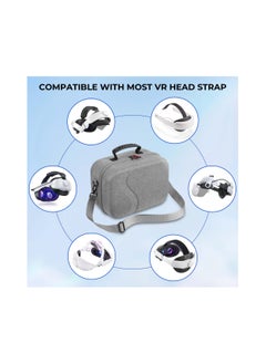 XICEN Large Carrying Case for Meta Quest 3, Hard Travel Case Compatible with Kiwi Design/BOBOVR Battery Head Strap and Other Accessories, Hard Case and Soft Lining for Oculus Quest 3  - Image 3