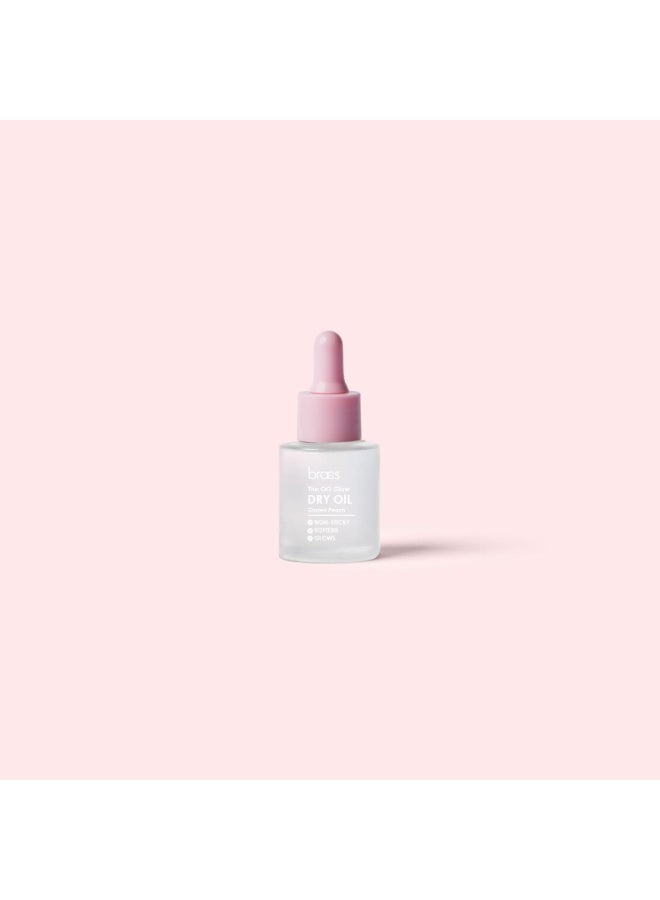 Braes The Oil – Glazed Peach | Lightweight Glow Oil with Nourishing Finish | Hydrating & Radiance-Boosting Formula for Face, Body & Hair | Sweet Fruity Scent | Non-Greasy, Skin-Loving Elixir - Image 2