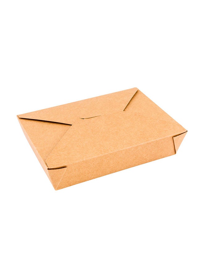 Restaurantware حاويات طعام بيولوجية 8.5 × 6.3 × 2 بوصة، 200 صندوق نودلز متين - قابلة للتخلص، مستدامة، صناديق طعام كرافت 49 أونصة، مستطيلة، للتوصيل أو النزهات - Image 4