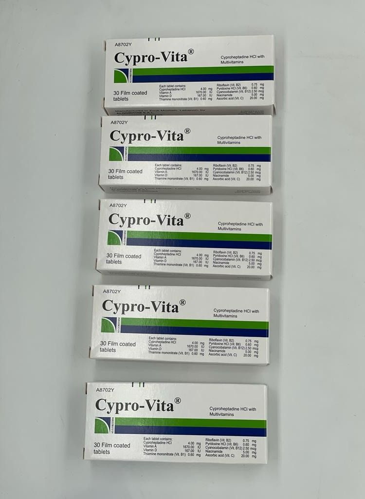 5-Piece Cypro Vita 30 Tablets