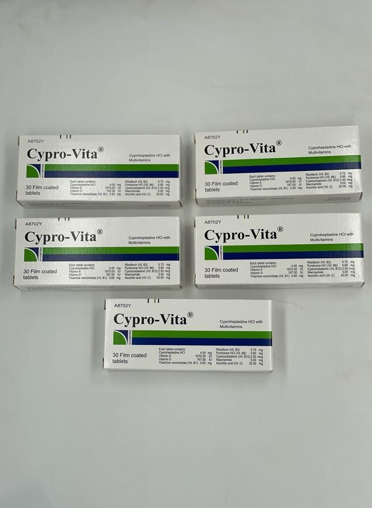 5-Piece Cypro Vita 30 Tablets