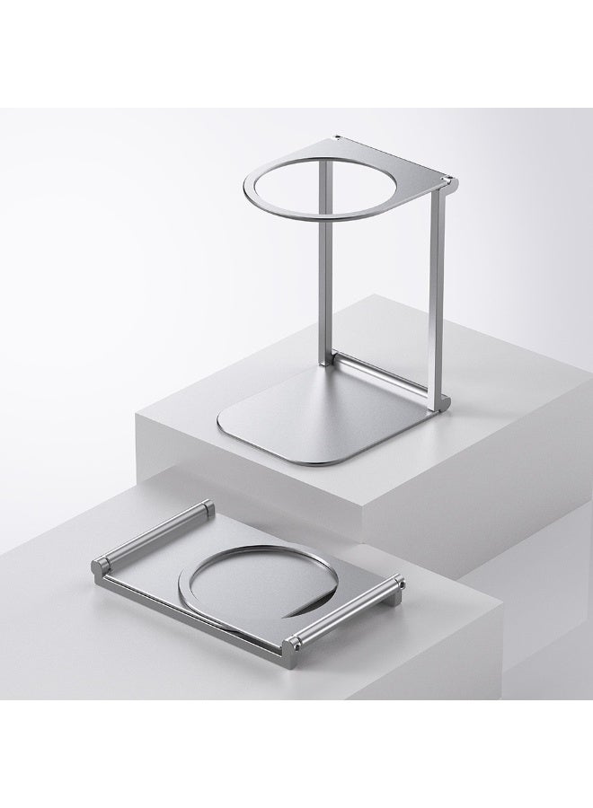 Espresso machine standحامل ماكينة قهوة محمول وقابل للطي من الألومنيوم، خفيف الوزن ومتين، متعدد الاستخدامات، متوافق مع عدة موديلات من ماكينات القهوة الخارجية، سهل الحمل للسفر والتخييم - Image 2