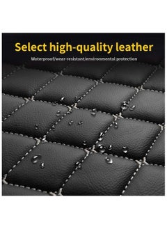WINCA Car Floor Mats Compatible With HONDA Accord 2018-2022 PVC Leather Floor Mat Non-slip Foot Mats Weather Color Available (Red black)  - Image 4