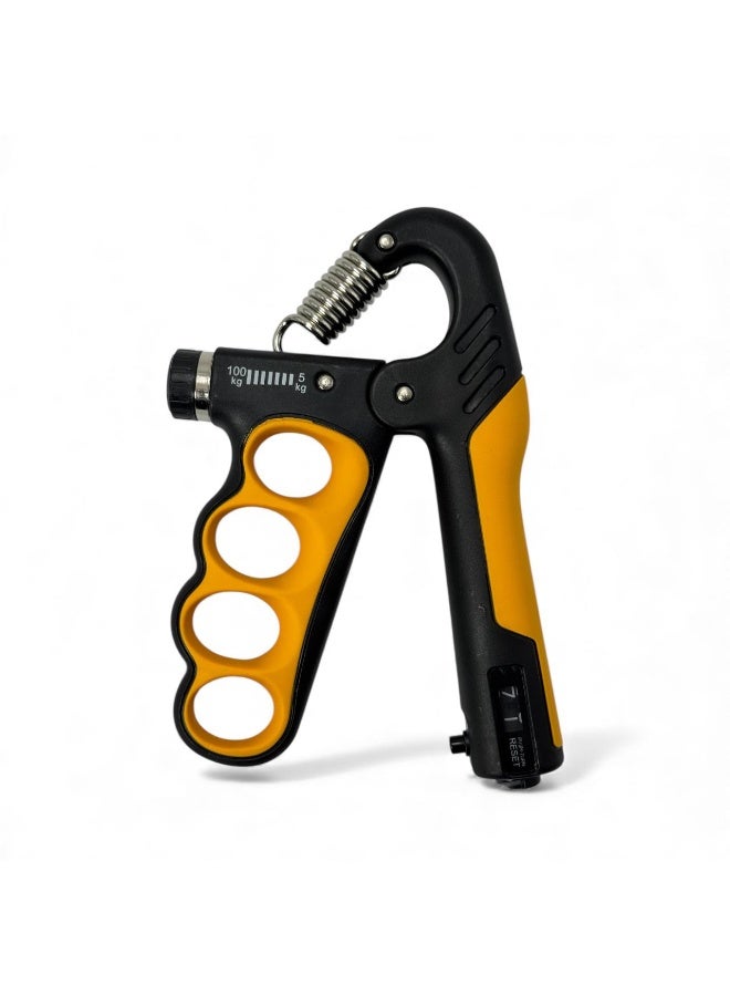 سبورت كيو مدرب قوة القبضة سبورت كيو®️ تصميم مطوّر مقبض يد مقاوم قابل للتعديل، جهاز تمرين اليد مع عد لبناء العضلات (5-100 كجم) - Image 2