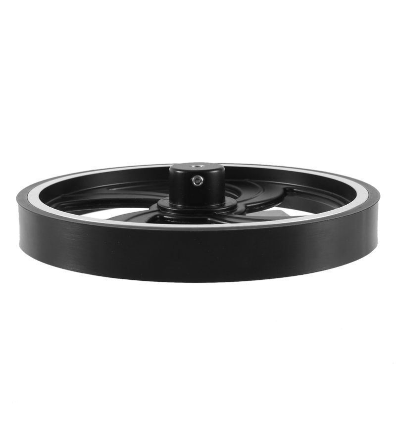 500mm Black Aluminum Rubber Measuring Encoder Meter Wheel For Industrial Encoder Accessories 6mm - Image 2