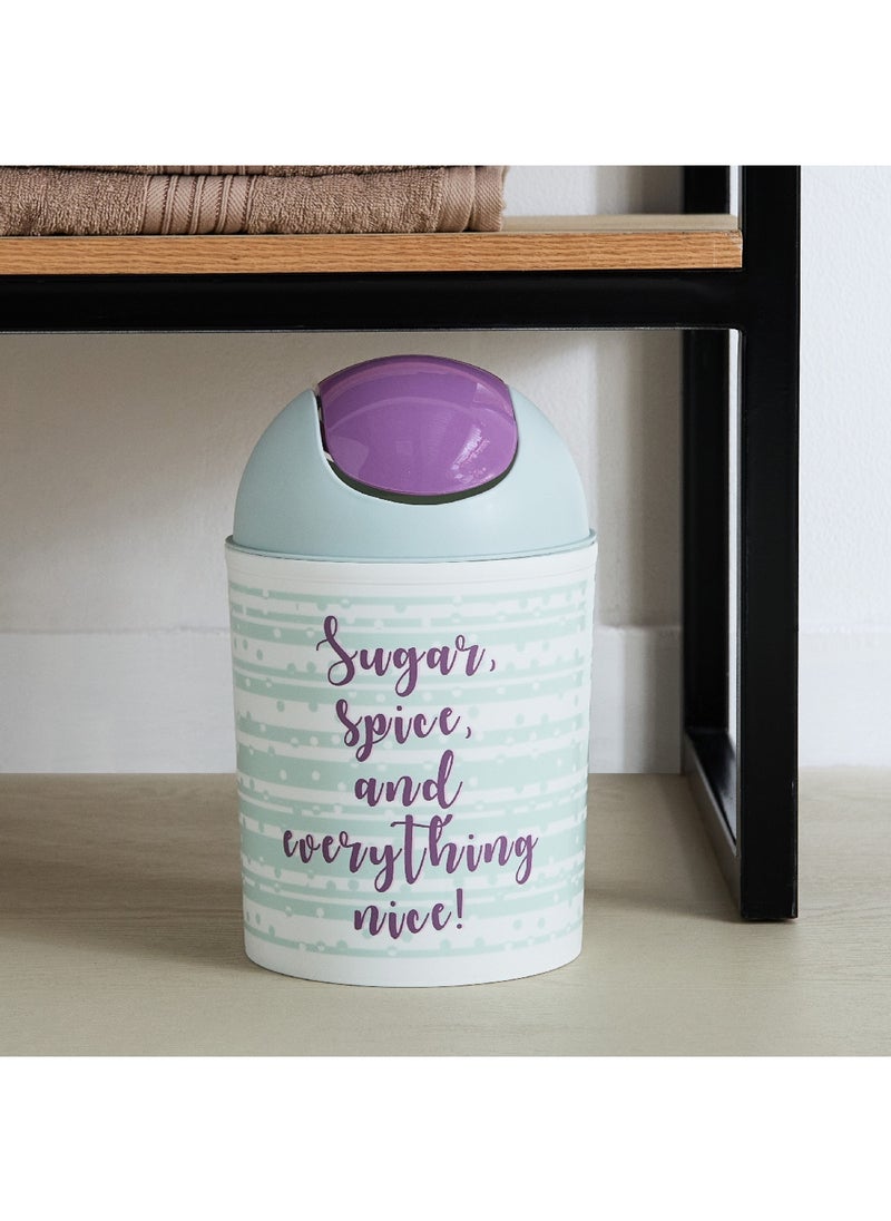 Home Box Ivy Meadows Gemini Dustbin 19 x 31 cm  - Image 1