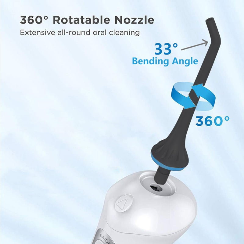 PDEEY Water Flosser Replacement Tips for Mospro, Nicwell, Nicefeel, Oralfree, Jet Nozzel Black 3 PCS - Image 3