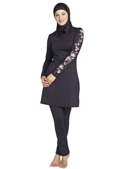 Modest Full Coverage 3-Piece Swimwear Set - Perfect for Swimming and Beach Activities
