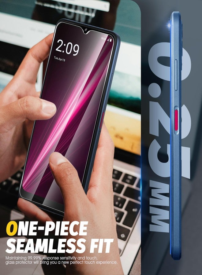 Orzero (4 Pack) Orzero Tempered Glass Screen Protector Compatible for T-Mobile REVVL 6x 5G/REVVL 6 5G 6.52 inch Protector De Pantalla High Definition Bubble Free Anti-Scratch (Not for 6x Pro/6 Pro 6.82 inch) - Image 5